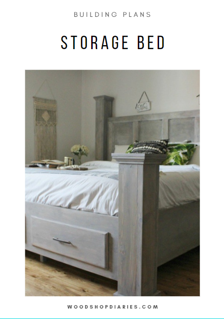 DIY Storage Bed PDF Plans