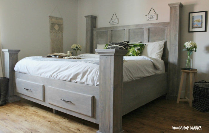 DIY Storage Bed PDF Plans