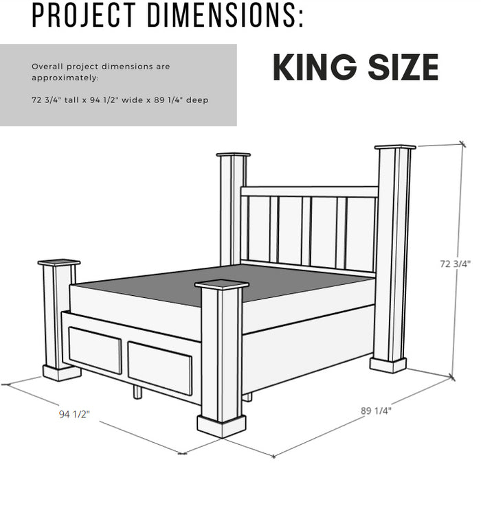 DIY Storage Bed PDF Plans
