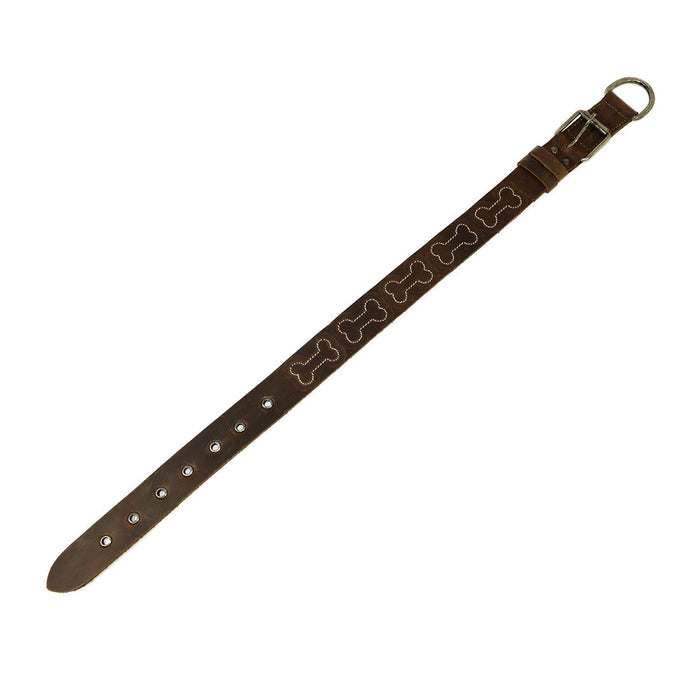 Dog Collar Stitched Designs - Stockyard X 'The Leather Store'