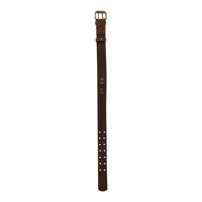 Measuring guidelines for Taco Dog Dog Collar, perfect for large dogs. This collar features 7 adjustable holes and heavy duty hardware, all handcrafted from soft full grain leather. Supporting artisan crafting traditions from La Antigua Guatemala and Oaxaca Mexico, it represents quality and minimalist design in pet accessories.