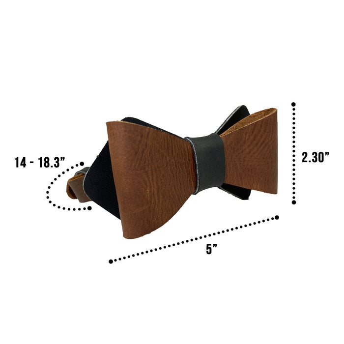 Double Bow Tie - Stockyard X 'The Leather Store'