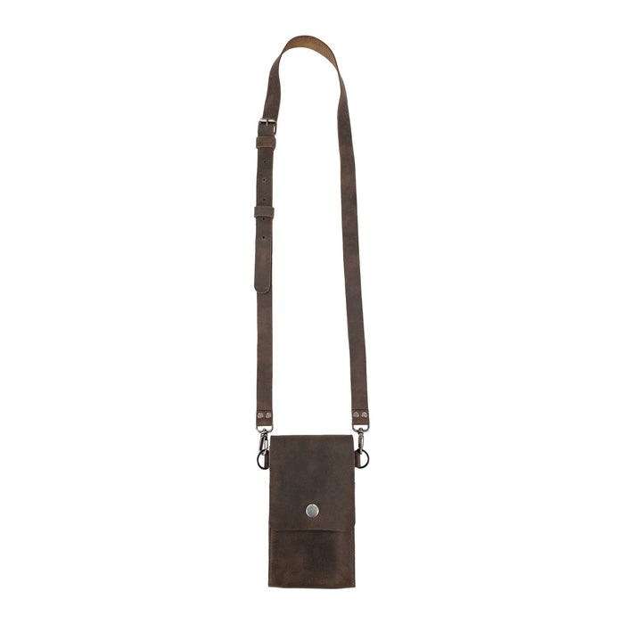 Double Pouch Bag for Cellphone - Stockyard X 'The Leather Store'