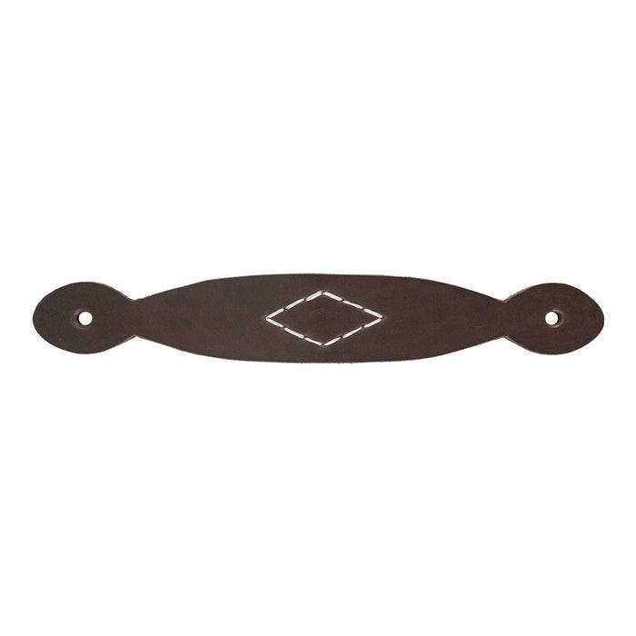 Drawer Handles (4 Pack) with Rhomboid Stitching - Stockyard X 'The Leather Store'