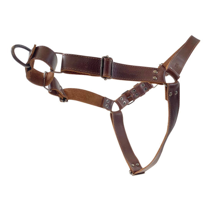 Easy Walk Leather Dog Harness - Stockyard X 'The Leather Store'