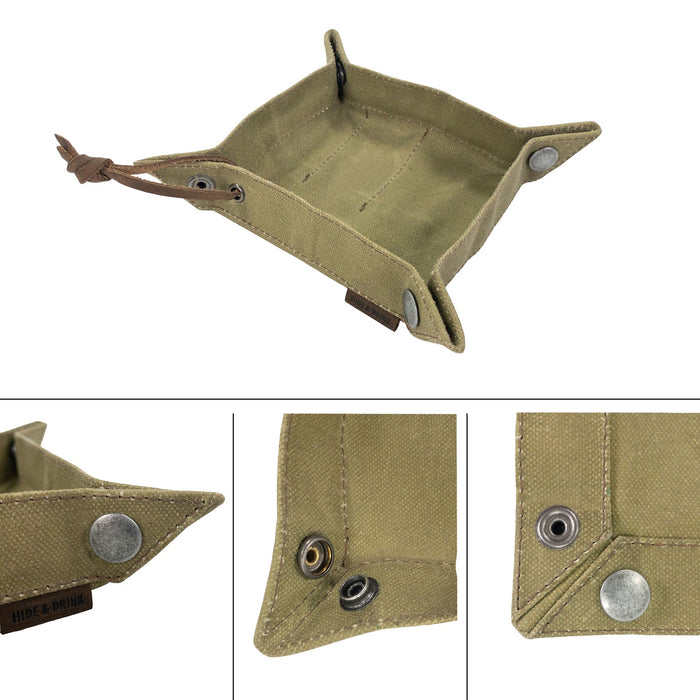 EDC Rustic Catchall with Extra Slots - Stockyard X 'The Leather Store'