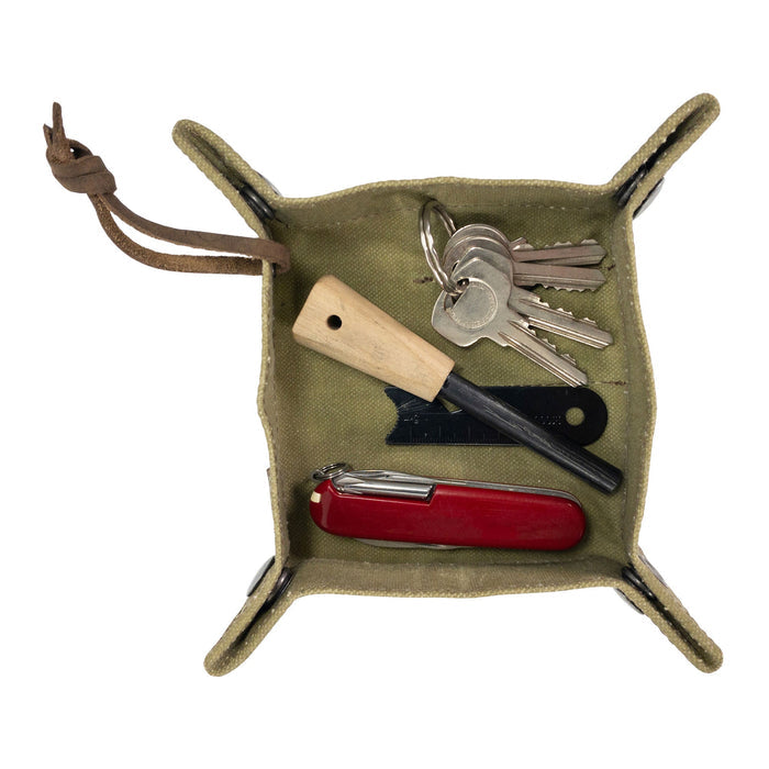 EDC Rustic Catchall with Extra Slots - Stockyard X 'The Leather Store'