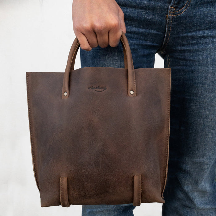 Evening Bag with Infinite Hand Strap - Stockyard X 'The Leather Store'