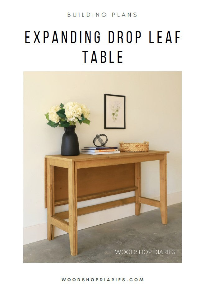Expandable Drop Leaf Table Building Plans