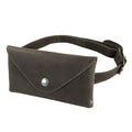 Hide & Drink's Fancy Fanny Pack in a multi-brown tone, designed for both fashion and function. This full grain leather waist pouch is ideal for storing essentials while traveling, handcrafted in small batches in La Antigua Guatemala.