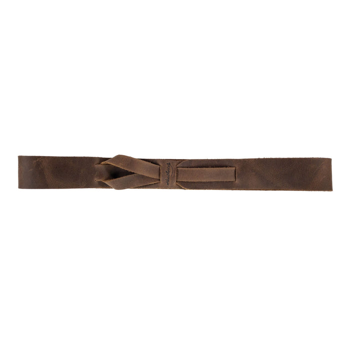 Heather's Fashion Belt for Women, a stylish no-buckle belt crafted from full grain leather, perfect as a waist strap accessory. Handmade in La Antigua Guatemala, it features a unique design that adds elegance to any outfit. Fashion Belt for Women without Buckle, No-Buckle Belt, Stylish Belly Accessory, Small Batch Production, Hand Cut, Hand Sewn, Fire Branded, Artisan.