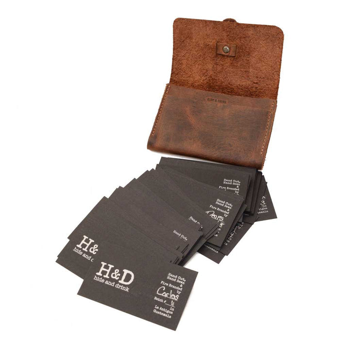 Fastening Belt Card Holder - Stockyard X 'The Leather Store'