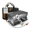FENNEK Gasgrill Starter-Set aus Edelstahl ohne Deckel