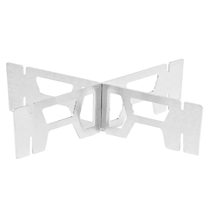 Zusammengestecktes Topfkreuz aus Titan.