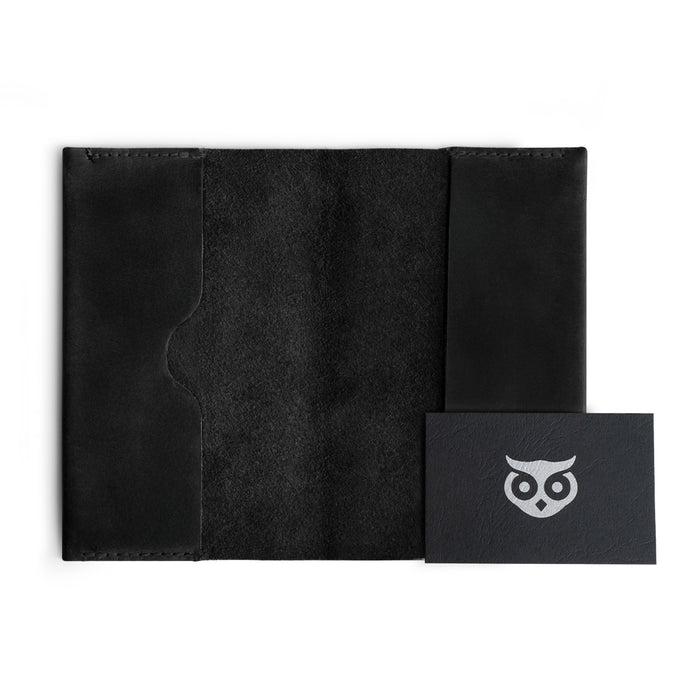 Hide & Drink Field Notes Cover in compact design, a wonderful pocket-sized memo books cover compatible with Field Notes (3.5 x 5.5 in.) journal case featuring card slots, produced artisanally from full grain leather.