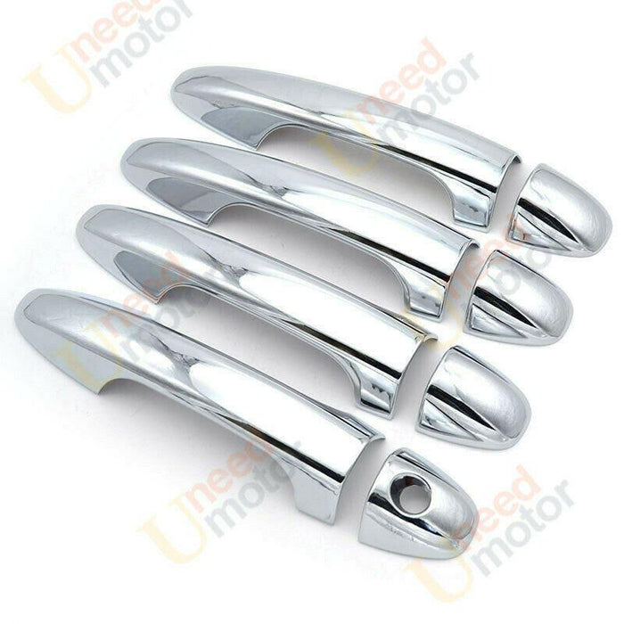 Fit 2004-2010 Toyota Sienna Door Handle Cover Trims (Mirror Chrome)
