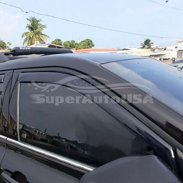 Fit 2012-2015 Honda Civic Sedan In-Channel Vent Window Visors Rain Sun Wind Guards Shade Deflectors