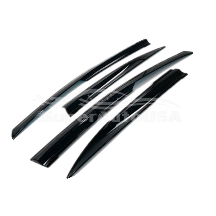 Fit 2014-2019  Toyota Highlander 3D Mugen Style Vent Window Visors Rain Sun Wind Guards Shade Deflectors
