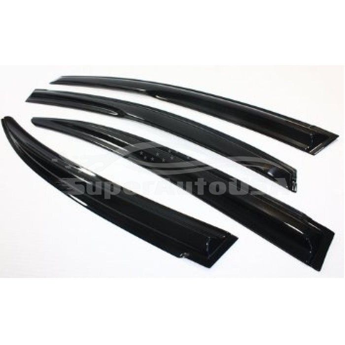 Fit 2014-2019  Toyota Highlander 3D Mugen Style Vent Window Visors Rain Sun Wind Guards Shade Deflectors