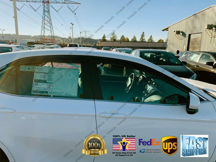 Fit 2018-2023 TOYOTA CAMRY Out-Channel Vent Window Visors Rain Sun Wind Guards Shade Deflectors