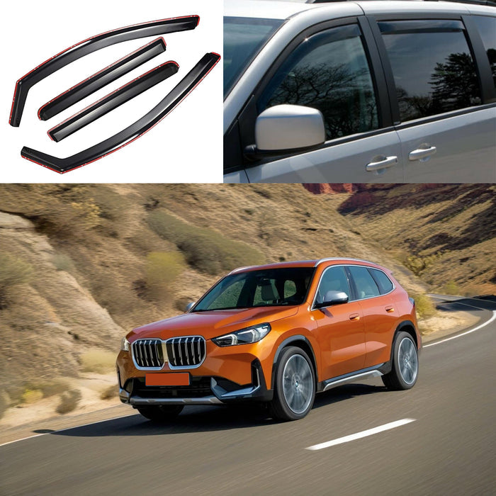 2017 BMW X1 wind and rain guards by SuperAutoUSA.