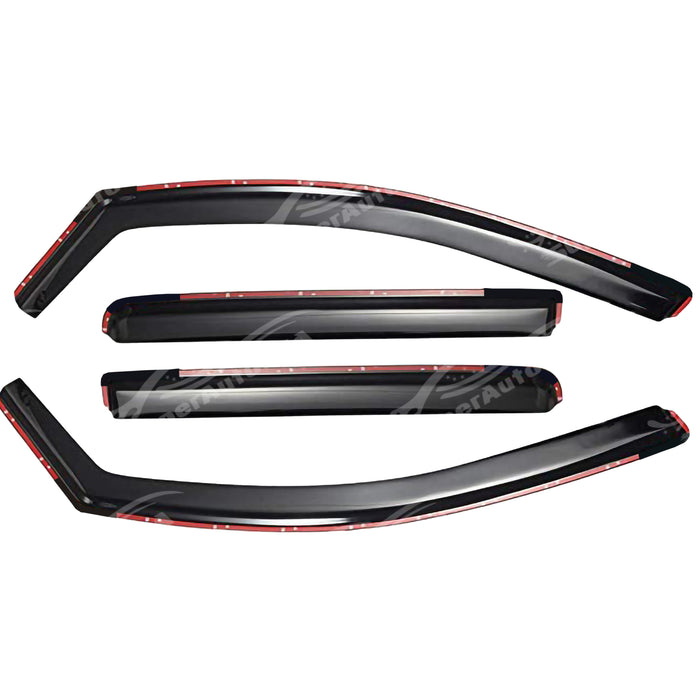 SuperAutoUSA premium side window vent visors for 2020 BMW X1.