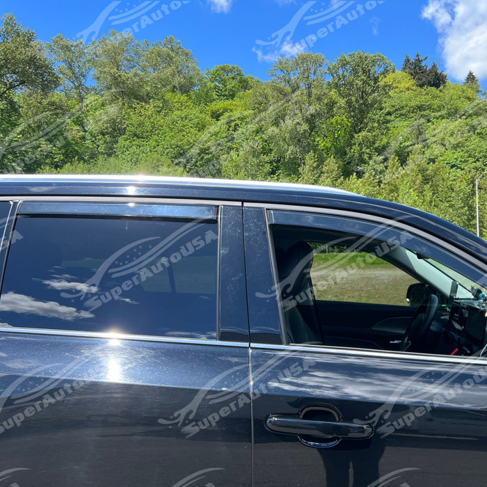 2022 BMW X5 side vent rain guards SuperAutoUSA.