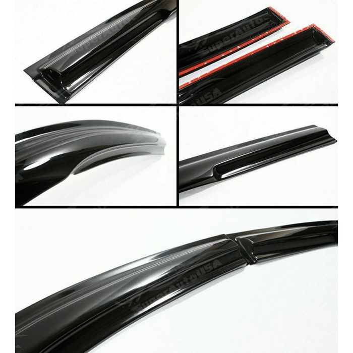 Fits 2022-2024 Toyota Tundra 3D Mugen Style Window Vent Visor Rain Guards Deflectors