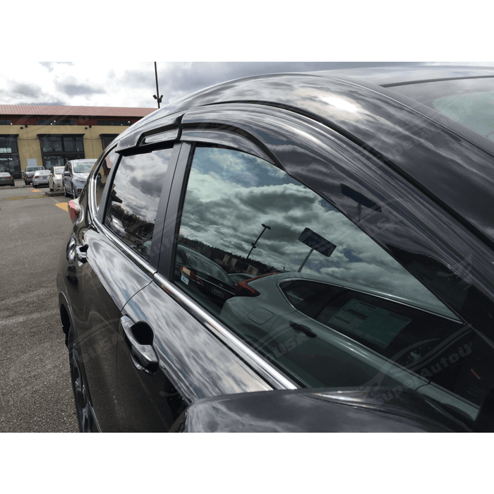 Fits 2022-2025 EV6 3D Mugen Style Window Vent Visor Rain Guards Deflectors
