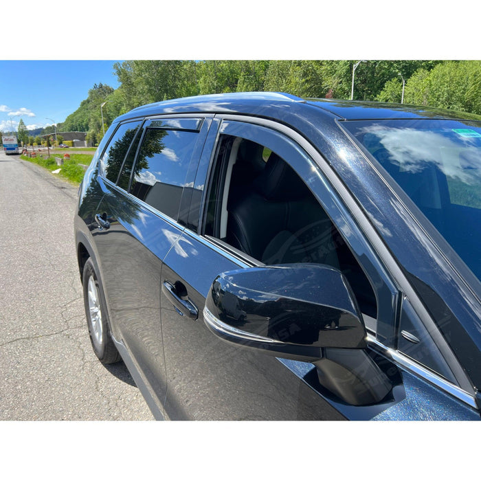 Fits 2024-2026 Lexus TX In-Channel Window Visors Rain Guards