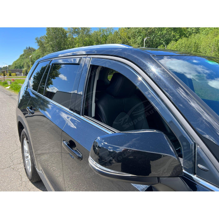 Fits 2024-2026 Lexus TX In-Channel Window Visors Rain Guards