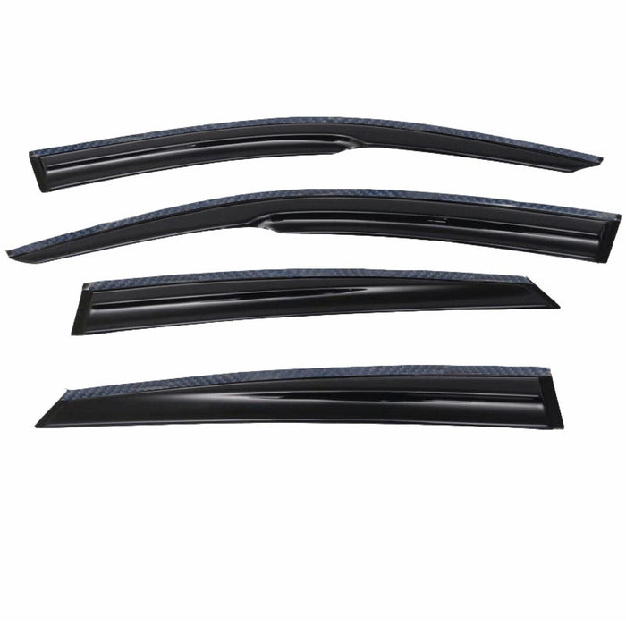 Fits Acura TLX 2015-2020 Carbon Fiber Paint Trim Mugen Style Window Vent Visors