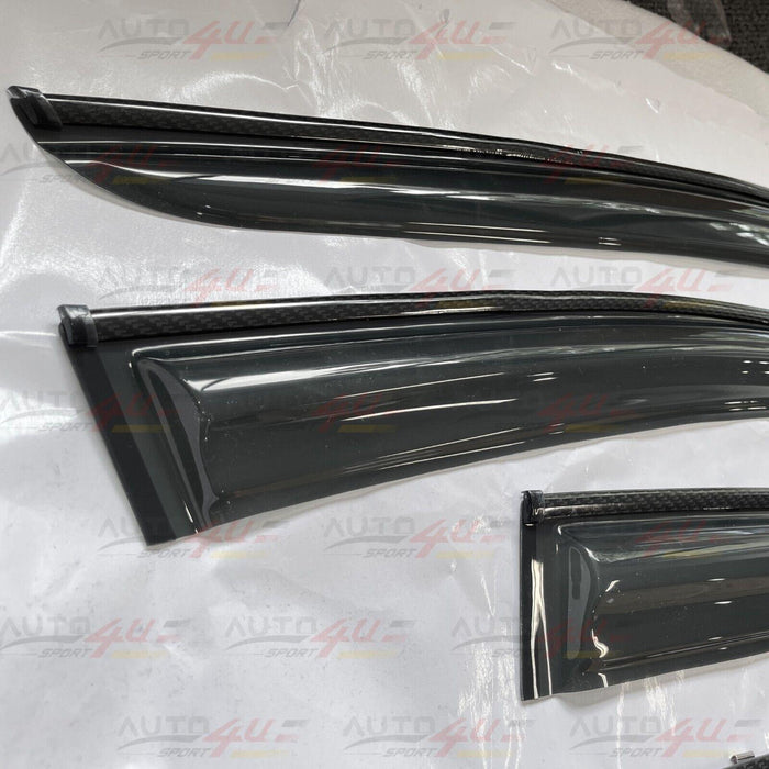 Fits Acura TLX 2015-2020 Carbon Fiber Paint Trim Mugen Style Window Vent Visors