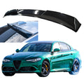 Fits Alfa Romeo Giulia 2017-2024 Gloss Black Rear Roof Window Visor Spoiler