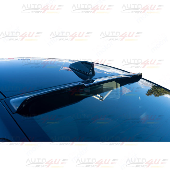 Fits Alfa Romeo Giulia 2017-2024 Gloss Black Rear Roof Window Visor Spoiler