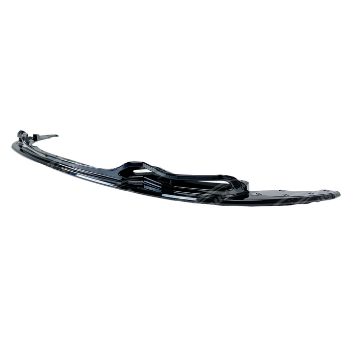 SuperAutoUSA direct-fit gloss black front splitter for BMW 3 Series E92 LCI 2010.