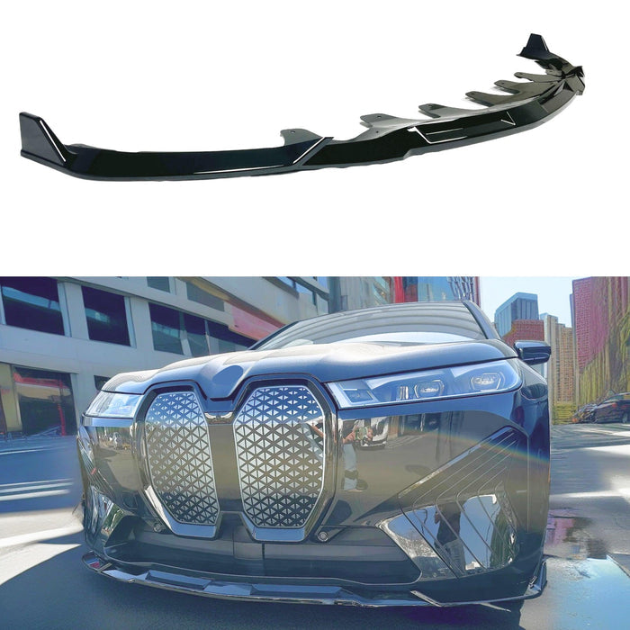 2023 BMW IX Gloss Black Car Splitter
