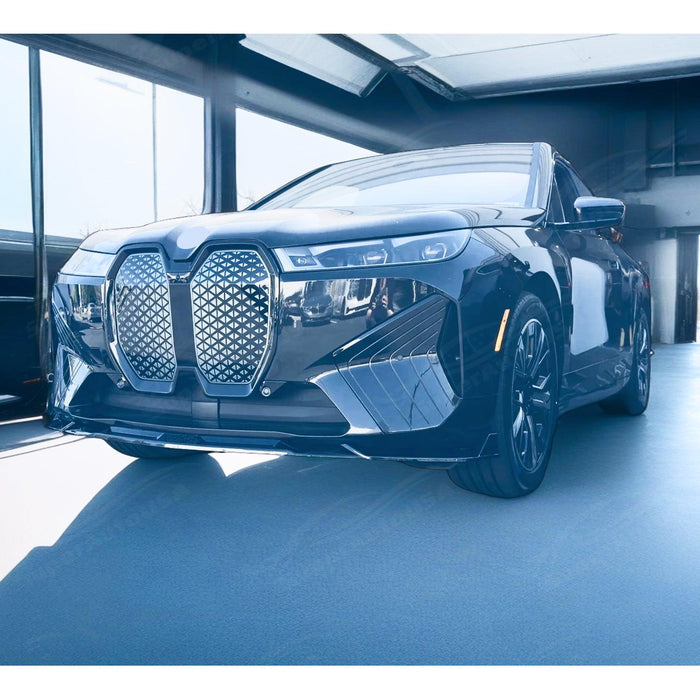 2022 BMW IX Gloss Black Front Lip Spoiler