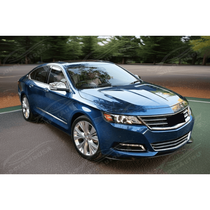Chrome trim front upper and lower grill/grille set 2-piece for Chevrolet Impala 2014-2020