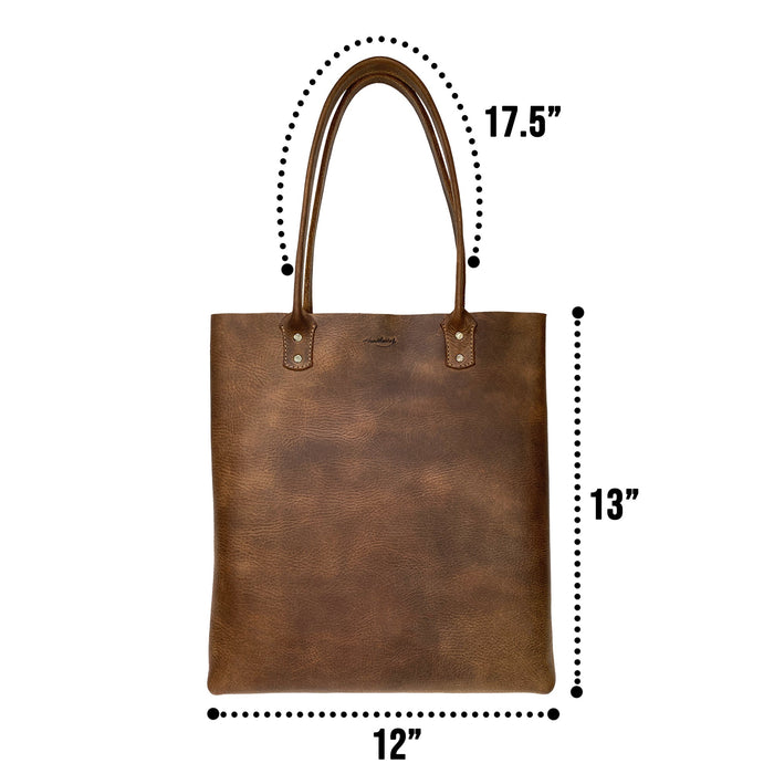 Flat Tote Bag - Stockyard X 'The Leather Store'