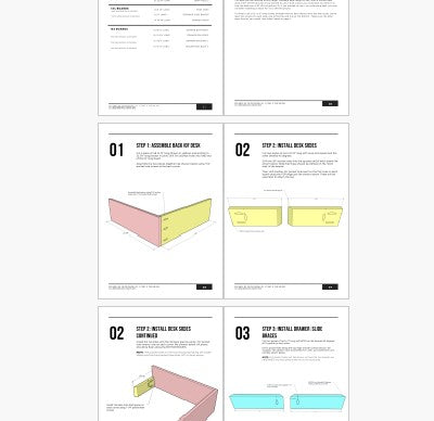 Floating Corner Desk Plans