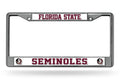 Florida State Seminoles License Plate Frame Chrome - Team Fan Cave