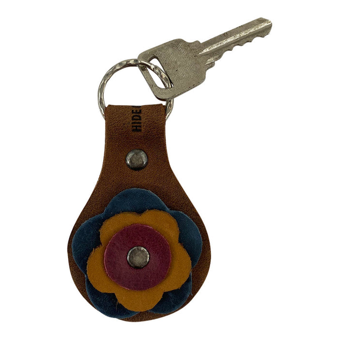 Flower Keychain - Stockyard X 'The Leather Store'