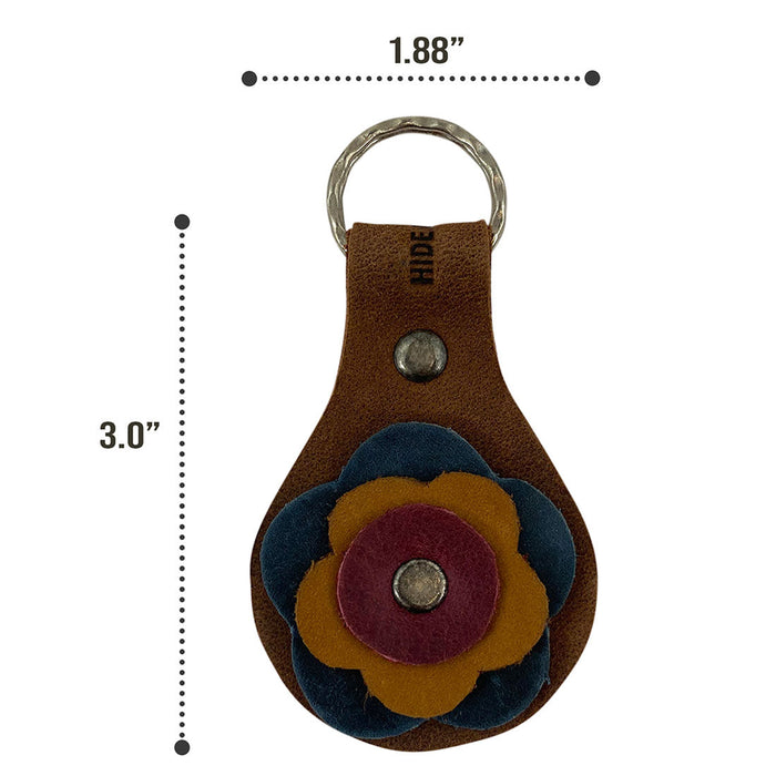 Flower Keychain - Stockyard X 'The Leather Store'