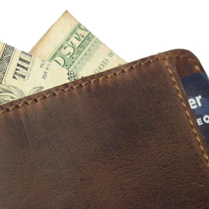 Folded Bills Wallet - Stockyard X 'The Leather Store'