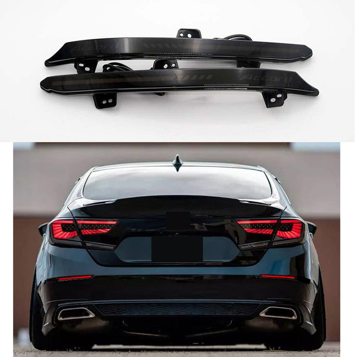 For 2018-2022 Honda Accord Rear Bumper Reflector LED Lights