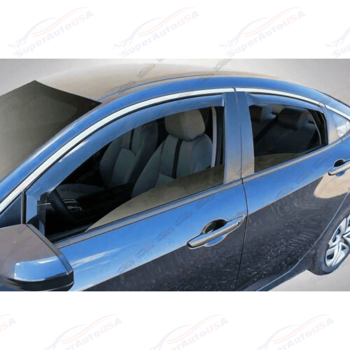 For 2018-2025 Stinger In-Channel Window Visor Rain Wind Guard Deflectors