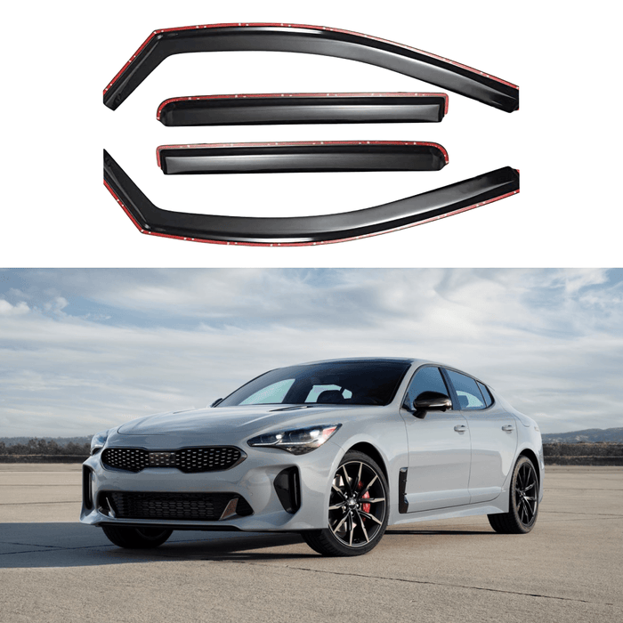 For 2018-2025 Stinger In-Channel Window Visor Rain Wind Guard Deflectors
