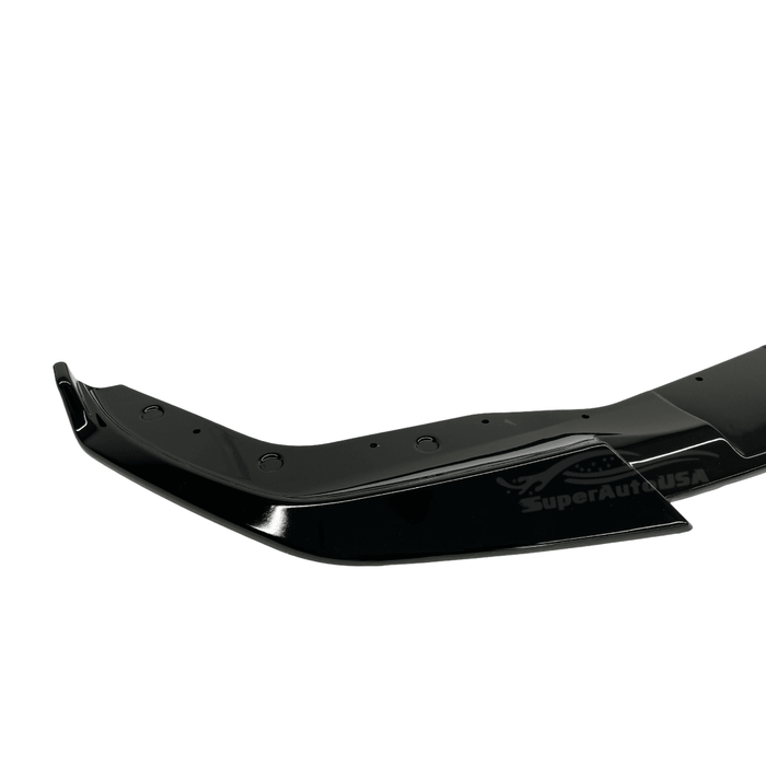 2019 BMW 3 Series G20 featuring a sleek and stylish Gloss Black Front Lip, designed to improve airflow and vehicle dynamics