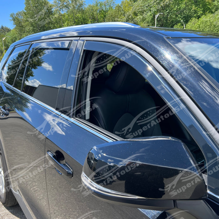 2009 Honda Pilot wind vent visor guards SuperAutoUSA
